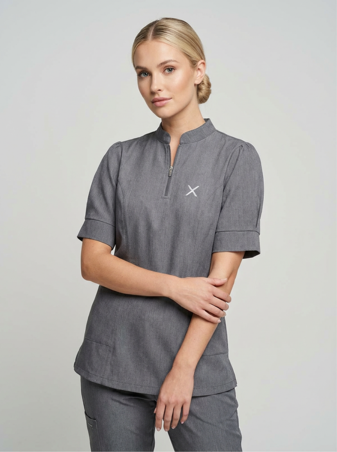 Pumpkin Hijab Serisi Takım Gri