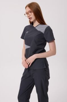 Trigon Serisi Takım Füme Gri