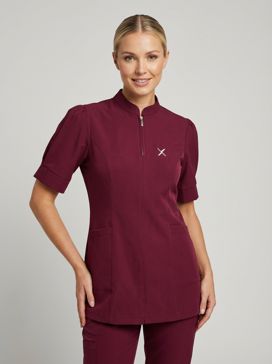 Pumpkin Hijab Serisi Takım Bordo