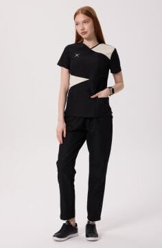 Trigon Serisi Takım Siyah Krem