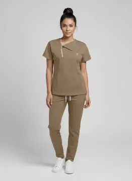 Ms. Single Collar Serisi Takım Bej