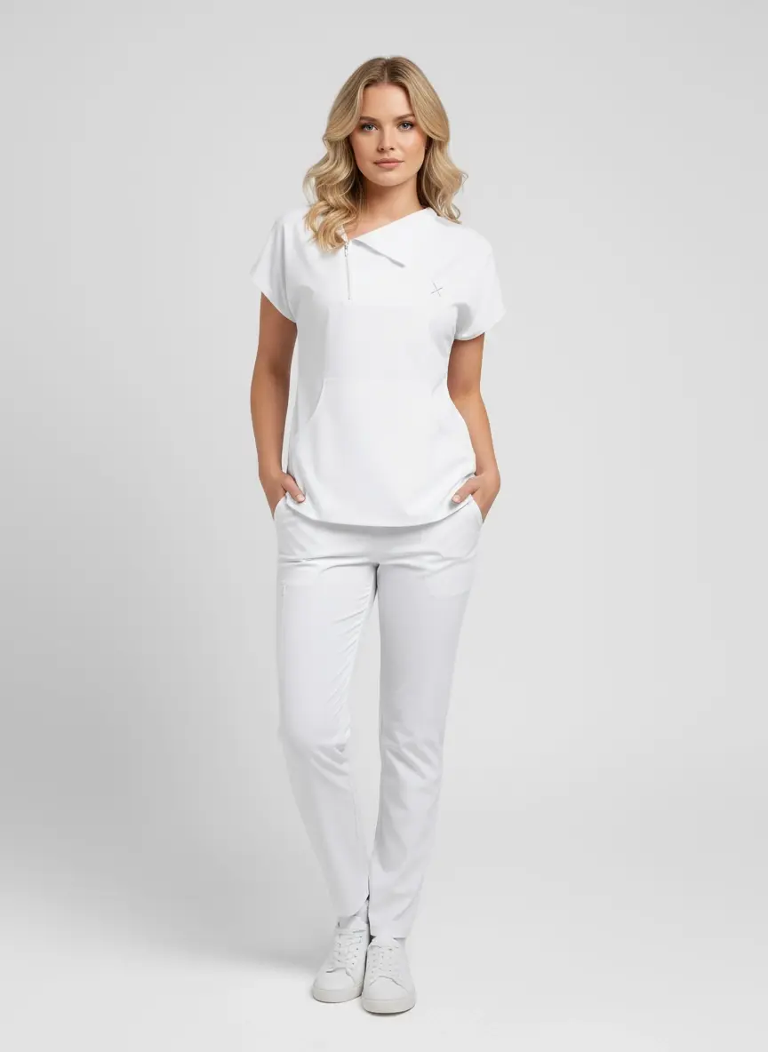 Ms. Single Collar Serisi Takım Beyaz