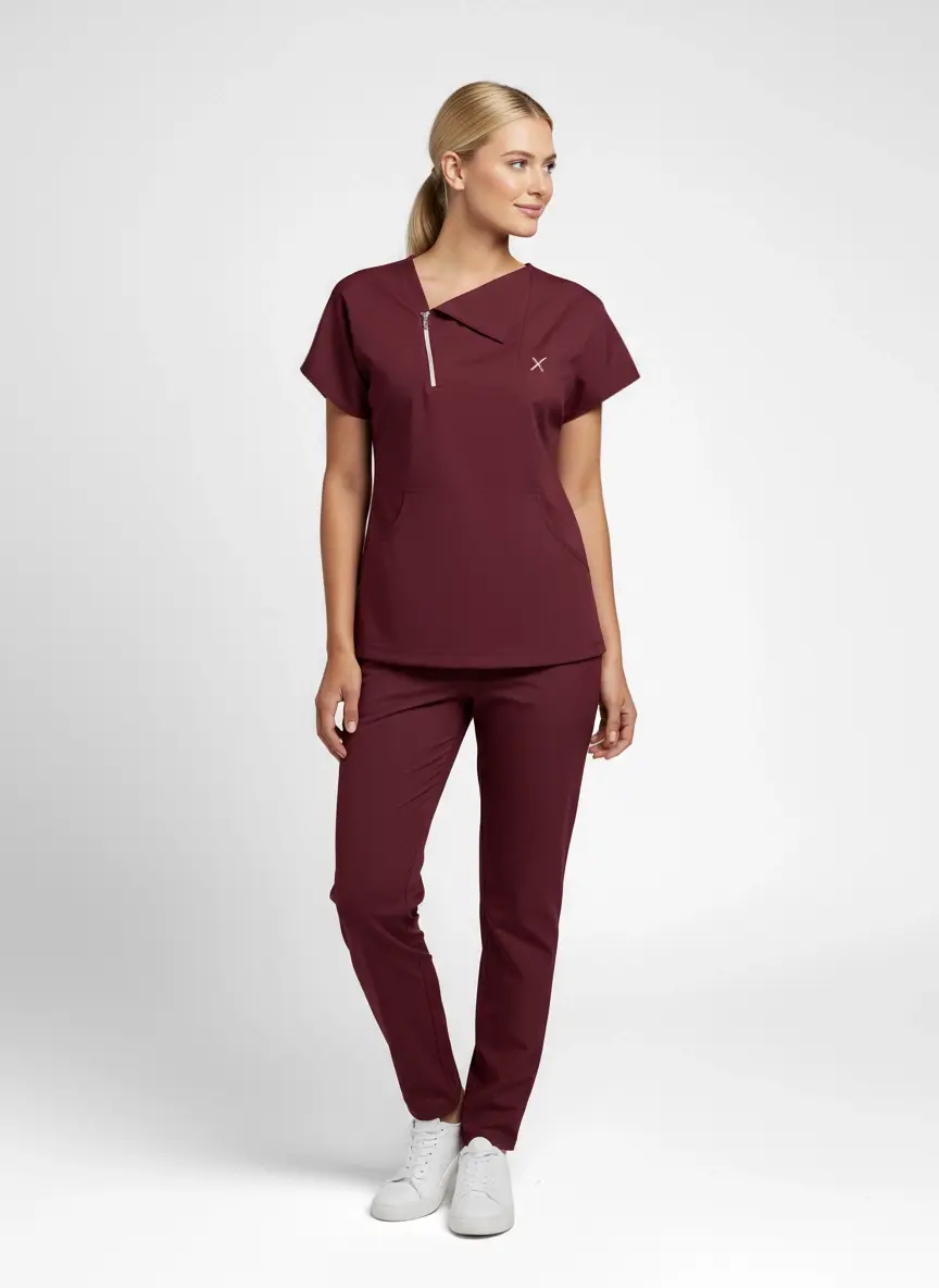 Ms. Single Collar Serisi Takım Bordo