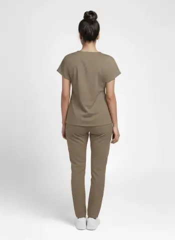 Ms. Single Collar Serisi Takım XS - Bej