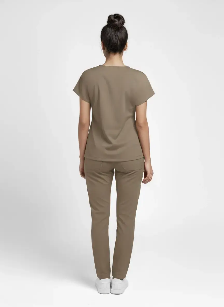 Ms. Single Collar Serisi Takım M - Bej