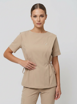 V Pat Serisi Takım Bej