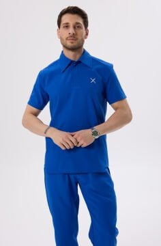 Tee Serisi Takım Saks Mavisi