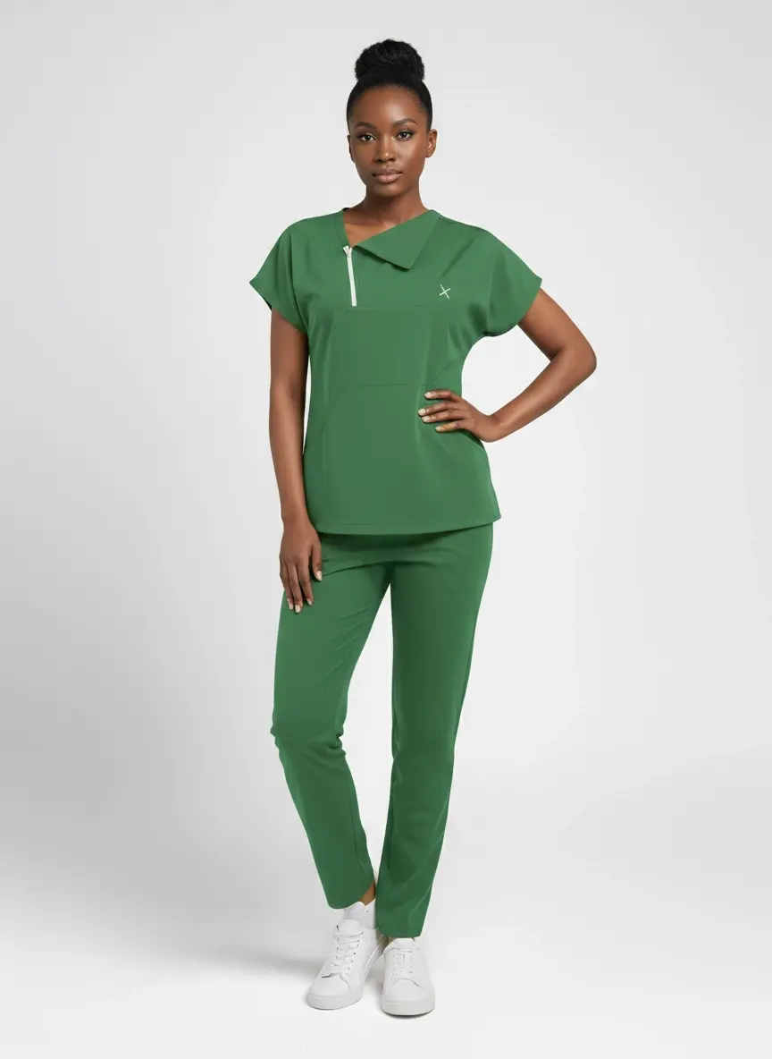 Ms. Single Collar Serisi Takım Fıstık Yeşili