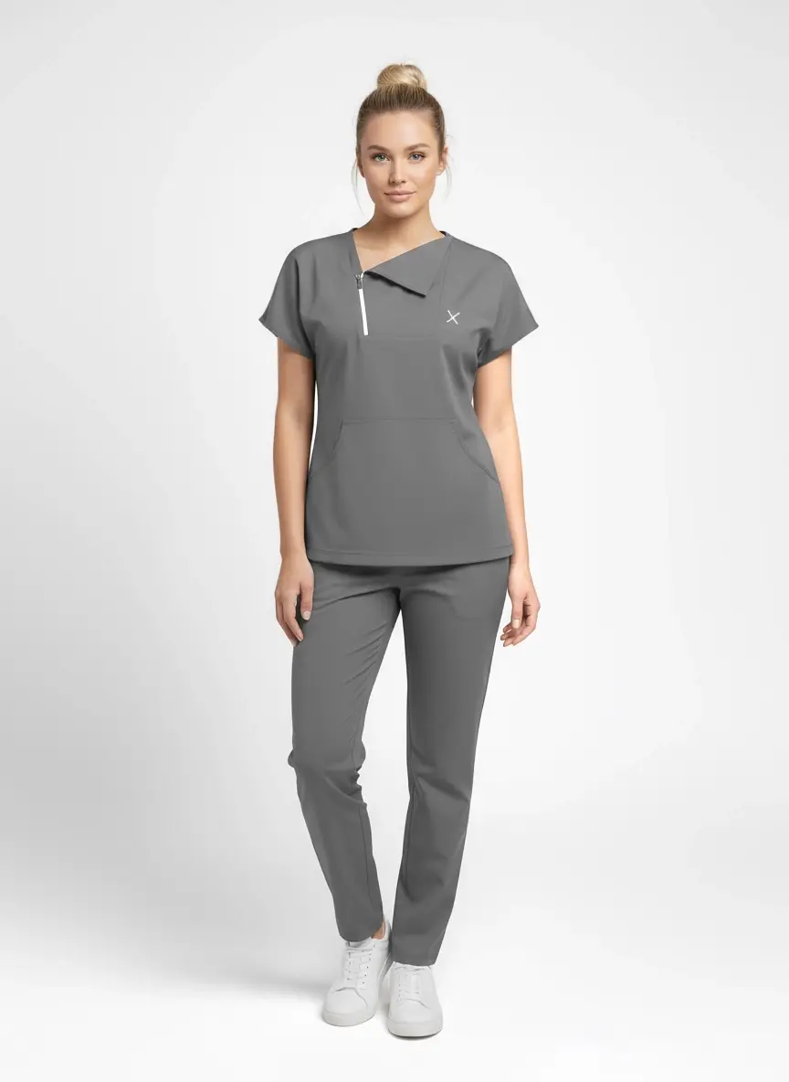 Ms. Single Collar Serisi Takım Gri