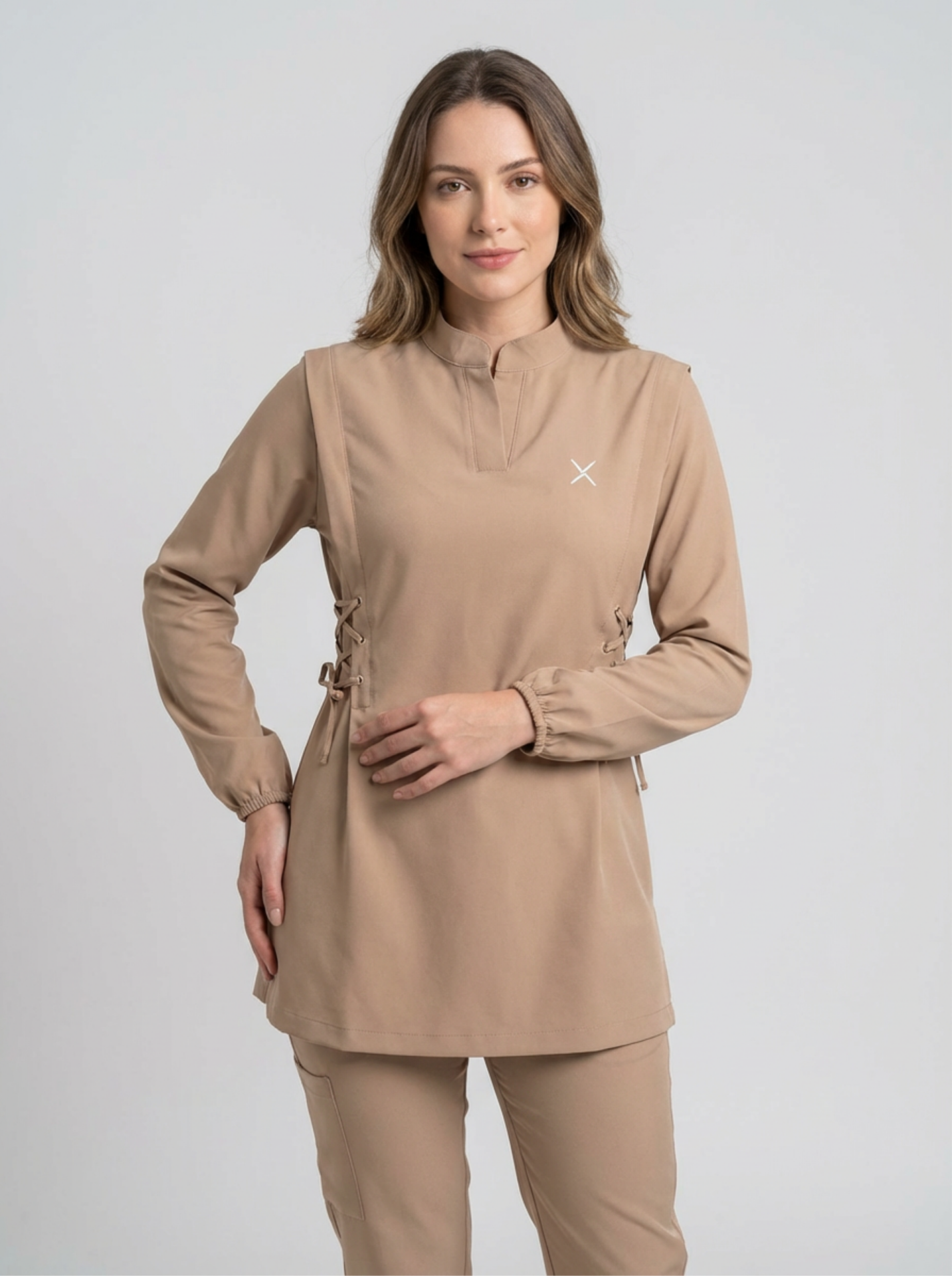 Modesty Serisi Takım Bej