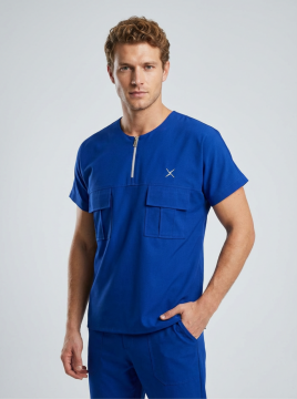 Mr. Flap Serisi Takım Saks Mavisi