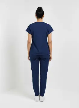 Ms. Single Collar Serisi Takım Lacivert