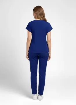 Ms. Single Collar Serisi Takım Saks Mavisi