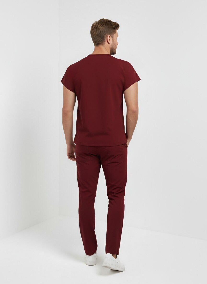 Mr. Single Collar Serisi Takım 4XL - Bordo 120