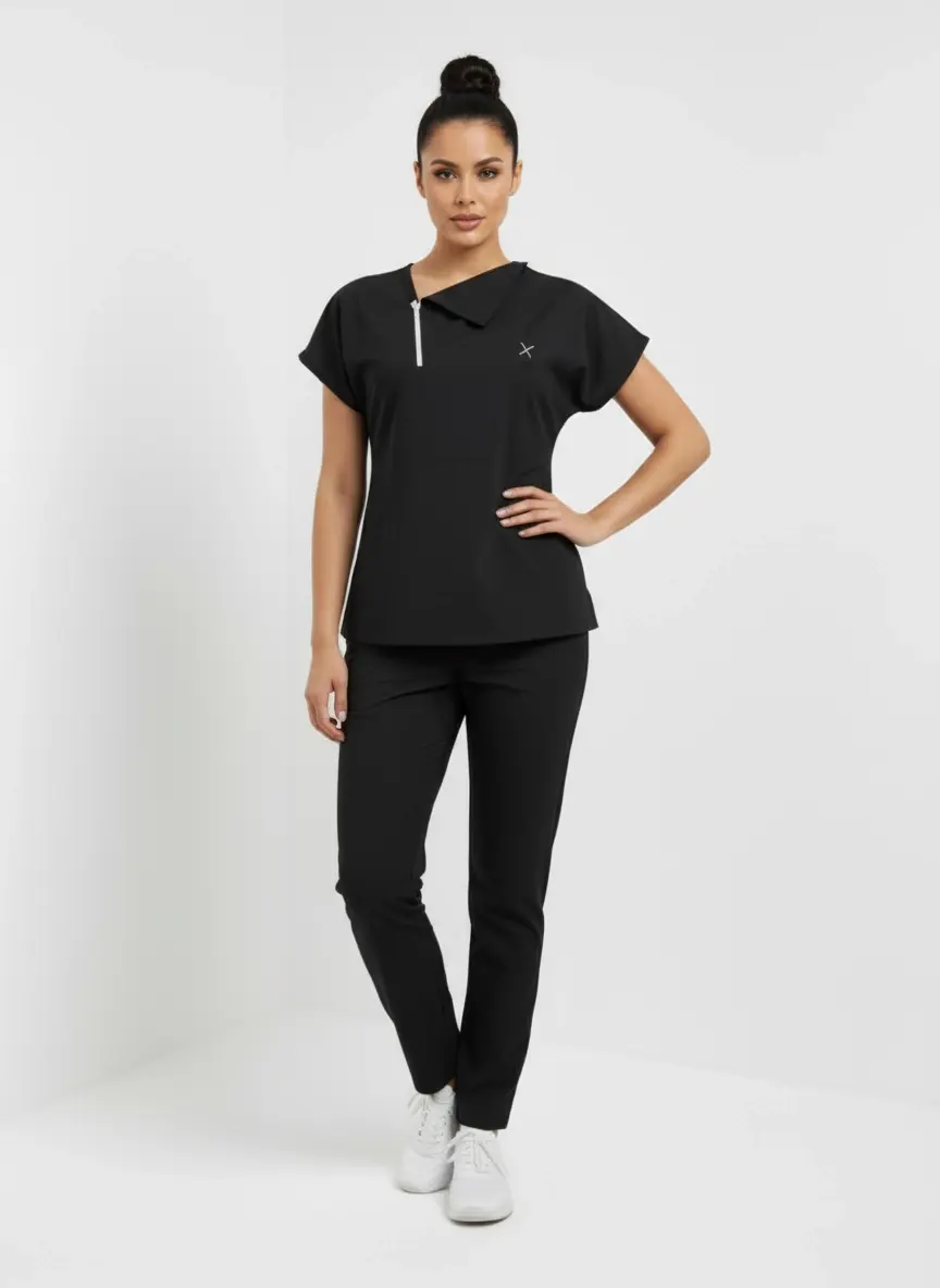 Ms. Single Collar Serisi Takım Siyah