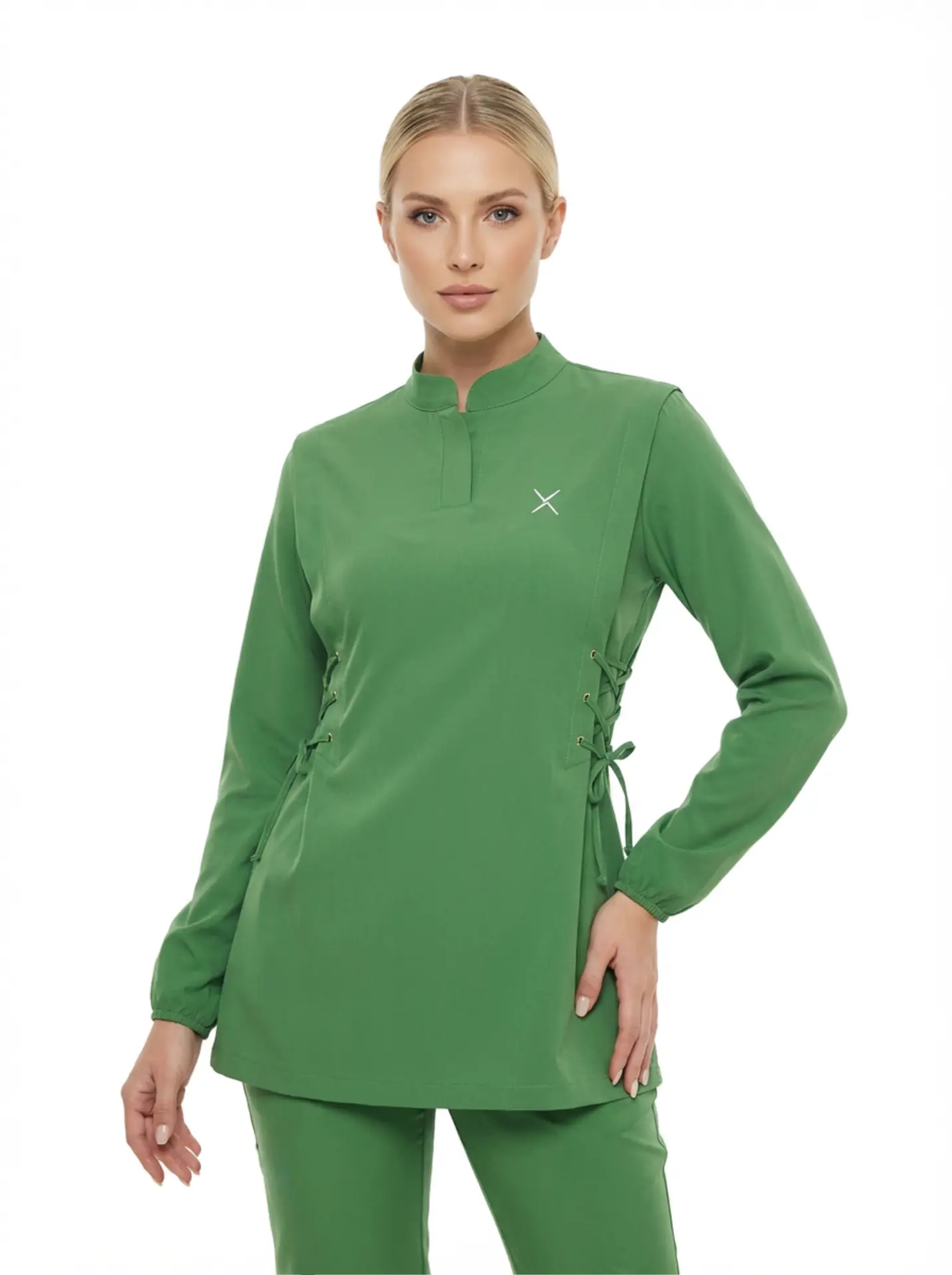 Modesty Serisi Takım Fıstık Yeşili