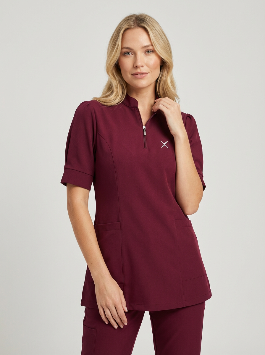 Pumpkin Hijab Serisi Takım 4XL - Bordo