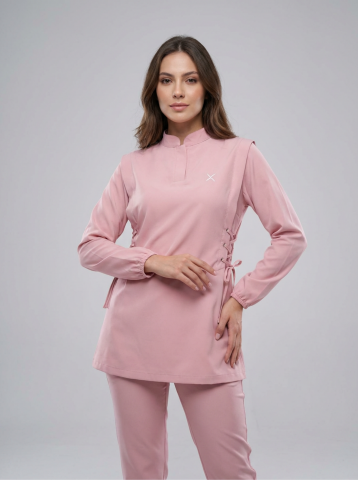Modesty Serisi Takım 3XL - Gül Kurusu