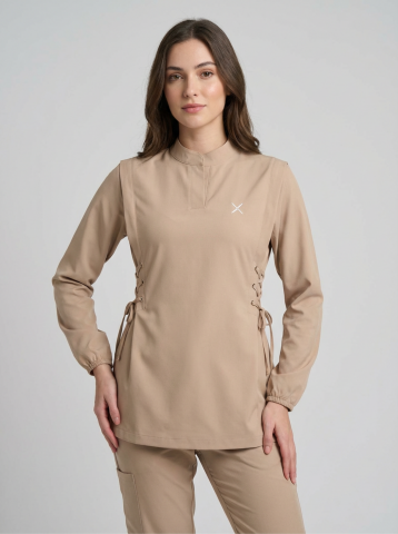 Modesty Serisi Takım 3XL - Bej