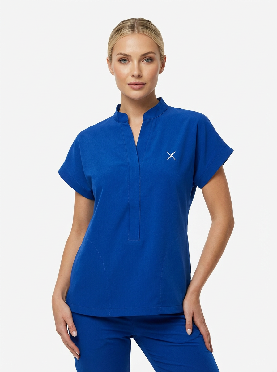 Ms. Long Pat Serisi Takım Saks Mavisi